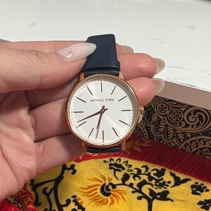 Michael Kors Gold and Navy Women's Watch